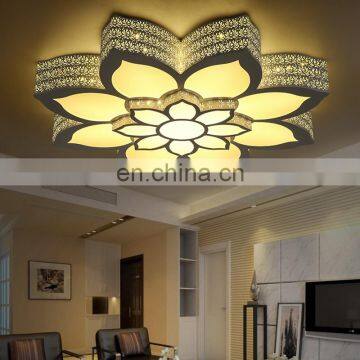 Creative Flowers Warm Home Lighting Acrylic Ceiling Lamps photo-3