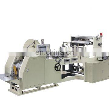 White Paper Bag Sealing Machine With Side Gusset