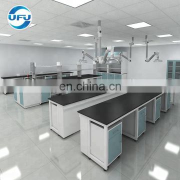 Corrosion resistant Epoxy Resin Worktop for Laboratory Furnture Wall Bench