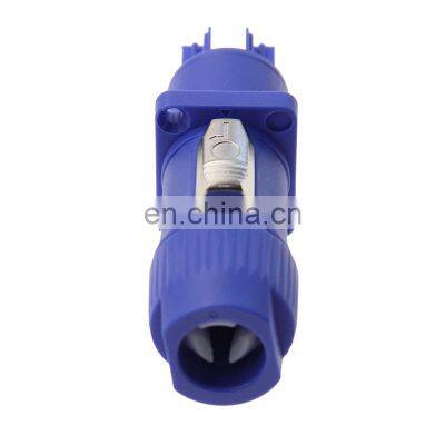 Waterproof 3 PinLED Screen Powercon Connector Power Aviation Plug photo-6