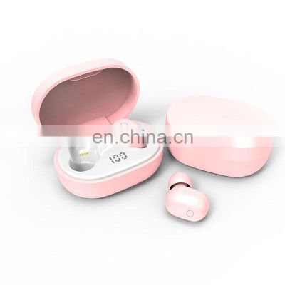 Wireless Pink Oem Color Led Display Power Wireless Earphone B171 Hidden Invisible Audifono Headphones