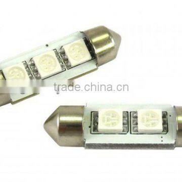 36mm LED 2 SMD 5050 C5W White Festoon Light Bulb