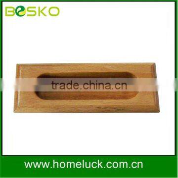 Sale in USA Wooden handle recessed resin drawer knob handle supply