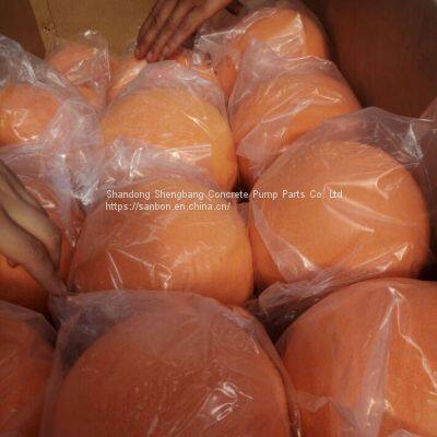 Concrete pump cleaning Ball for cleaning concrete pump pipe and hose DN150