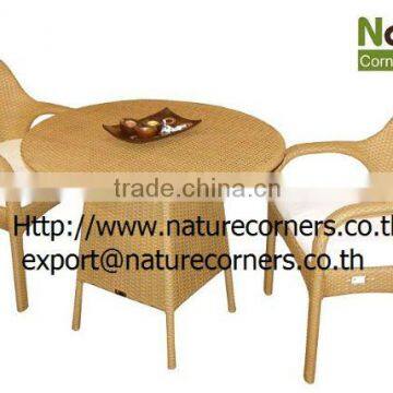 Outdoor Rattan Garden Dining Table and Chair