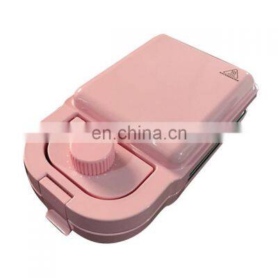 NEW ITEM OEM 600W 2 Slice Electric Waffle Sandwich Maker With Detachable Plates