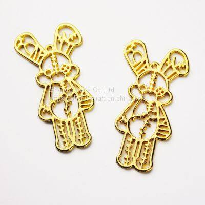 Custom Multifunctional Hanging Metal Bear Animal Buckle Accessories For Kids For Gifts photo-3