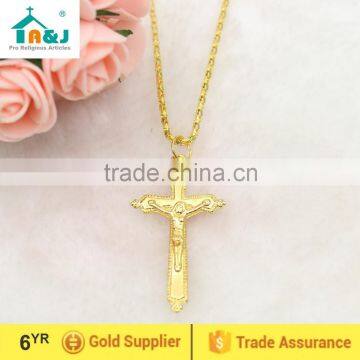 Religious cross pendant