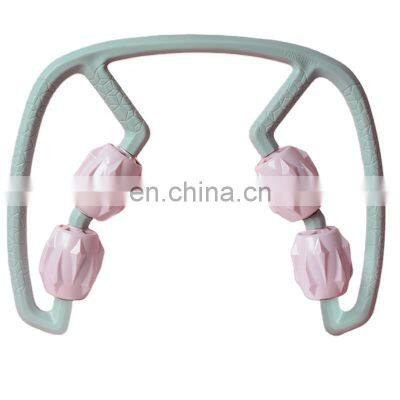 Yoga Body Shaping 4 Wheels Fitness Device Ring Clamp Leg Massager photo-4