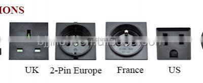 JS-DC120 Brush Stainless Box Multi-Media Floor Socket Boxes