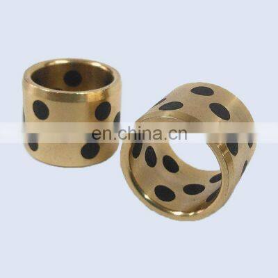 JDB202420 wholesale Sliding bearings self lubricating graphite bearing bushing copper sleeve