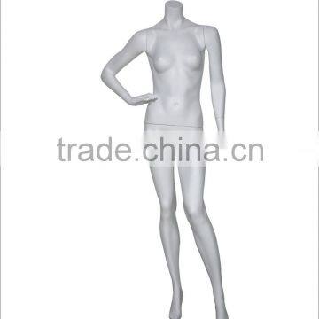 beautiful frp female headless mannequin for window disply