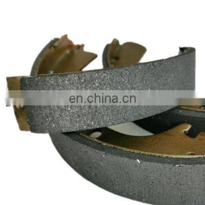 Auto brake system spare parts wear-resistant semi-metallic rear drum brake shoe for cars