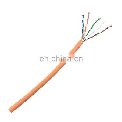 cat5e communication cable indoor 0.51mm bare copper cat5e twisted pair cat5e network cable