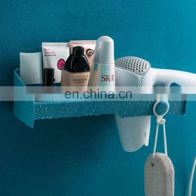 Wall Mounted Plastic Hair Dryer Holder Hair Dryer Rack for Bathroom photo-3