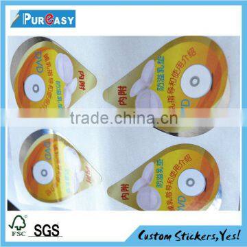 Adhesive waterproof hot foil label for beverage                        
                                                Quality Choice