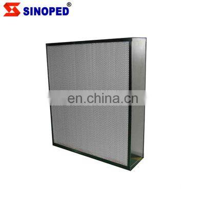 H11 H12 H13 H14 U15 U16 U17 Aluminium Alloy Frame HEPA Filter Fiber Glass Media HEPA Air Filter photo-3