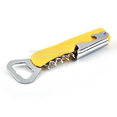 Multifunctional Red Wine Cork Screw Bottle Opener With Knife Kit Beer Bottle Opener photo-2