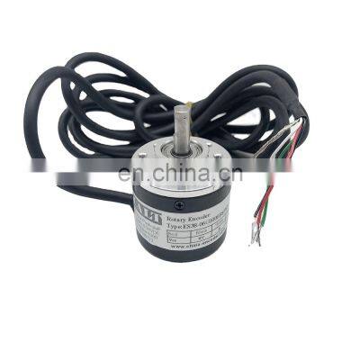 Economic 38mm rotary encoder NPN output 6mm shaft 100 ppr encoder