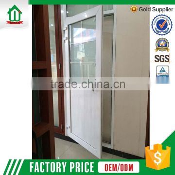 White Color Double Casement Sash Opening French PVC Door