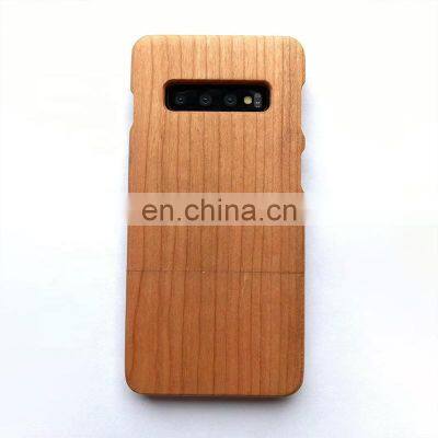 Natural laser engraving blank wood phone case for Samsung  S10 S10e S10 plus