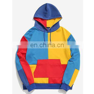 Multi colors custom casual men's hoodie & sweatshirt Embroidered and 3D Puff Printing screen printing Cotton warm pullover