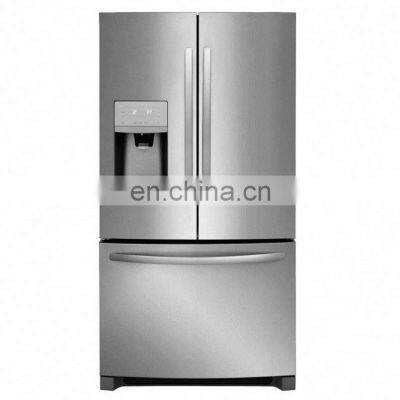 558L Factory Directly Supply Customized LOGO Led Display Frost Free French Door Kitchen Fridge