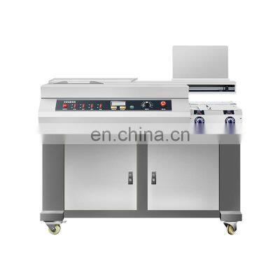 SPB-55HCA4 soft cover book binding  automatic a4 book making processing machine side glue soft cover book binder binding machine