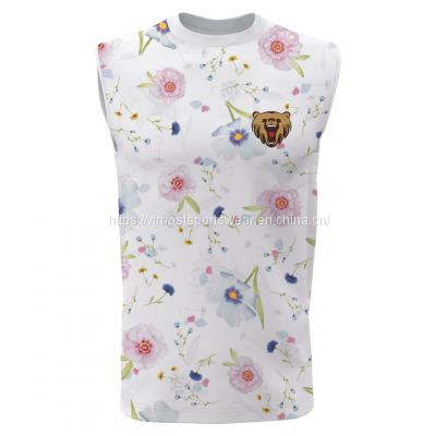 women's sleeveless t-shirts with full sublimation and customization for no extra cost