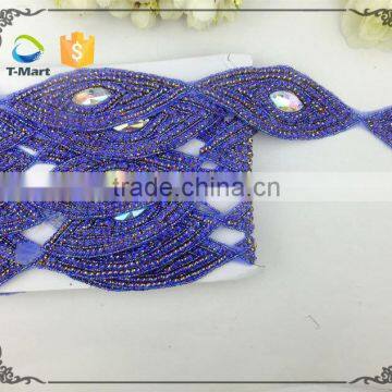 Purple Rhinestone Trimming photo-3
