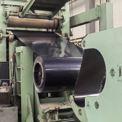 Aluminum-zinc-plated color steel coil cut at right angle without burr construction convenience