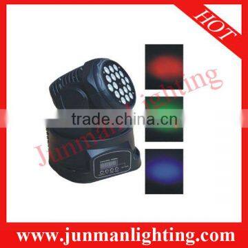 18*3W Led Moving Head Light Moving Head Wash Light DJ Stage Lighting