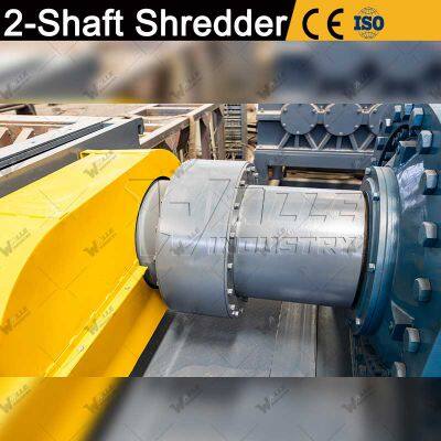 Tire Shredder Waste Shredding Machine Whole Tire Shredding Twin Shaft Shredder Machine Grinding Machine