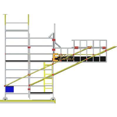High-Rise Building Working Platform Outer Aluminium Cantilever Scaffold Tower System