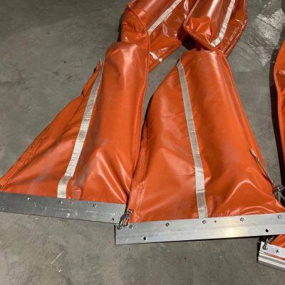 Heavy Duty PVC Oil Containment Boom With Hose Specialized Floating Barrier for Weed Spill Control photo-4