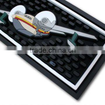 Personalized Advertising Log Soft Pvc Bar Counter Mat Drip Black Pad photo-6