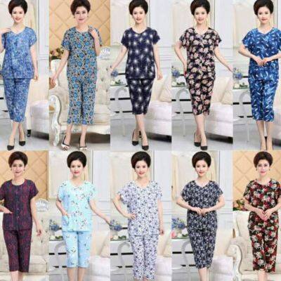 Женская одежда для женщин среднего и пожилого возраста 2025 года, стильные платья для мам, безрукавные или с короткими рукавами, элегантные и плюс - сайз шифоневые платья с цветочными узорами