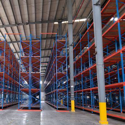 Industrial VNA Pallet Racking for Food Factory Warehouses With Forklift Access