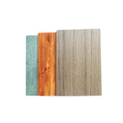 Luxury Villa Living Room Wall FRP Wood Grain Panel Fiberglass Reinforced Temperature Resistant Anti-Dust Waterproof Easy Install