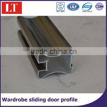 Aluminium sliding door profile for wardrobe