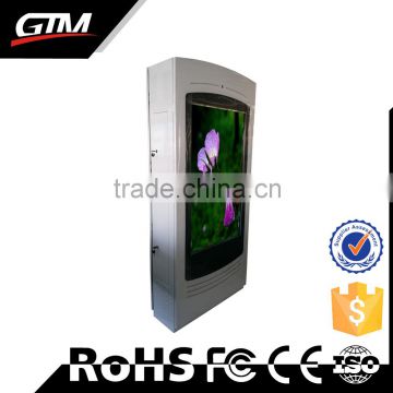 Smart HD wifi shopping mall supermarket floor stand 55 inch LCD advertising kiosk display