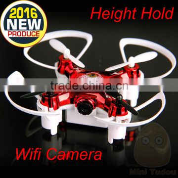 Minitudou Dron 2.4G Quadcopter New Barometer Height MT-101WH Phone Control Nano RC Mini Drone With WIfi Camera                        
                                                Quality Choice