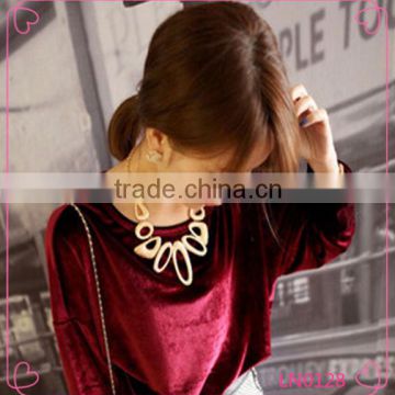 China Jewelry Wholesale Women Gold Design Luxury Necklace