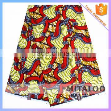 Mitaloo Nice Printed Wax Fabric Cotton Fabric Real Wax MH3025 photo-3