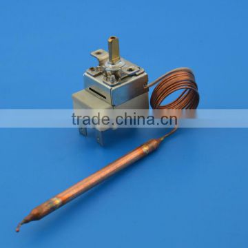 Electric water heater capillary thermostat