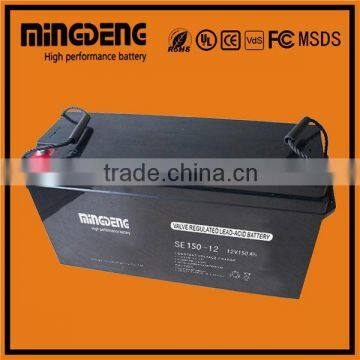 OME high capacity 12v rechargeable deep cycle lead acid battery ups solar battery