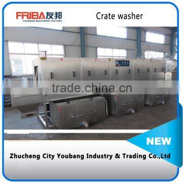 Easy operation multifunctional industry plastic basket washing and drying machine