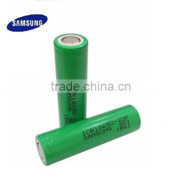Samsung 2200mah li-ion battery samsung sdi 18650 icr18650-22f 22
