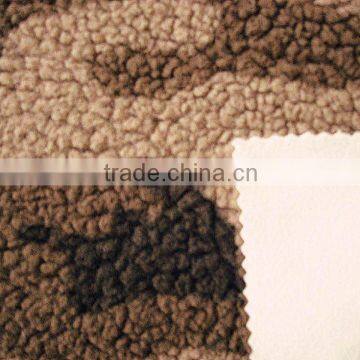 Micro-polar Fleece With Knitted Fabric Composite/animal Printed Polar Fleece Fabric/composite Polar Fleece
