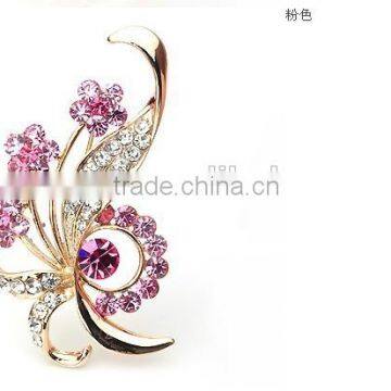 Noble Beauty Full Diamond Crystal High-grade Pin Brooch photo-3